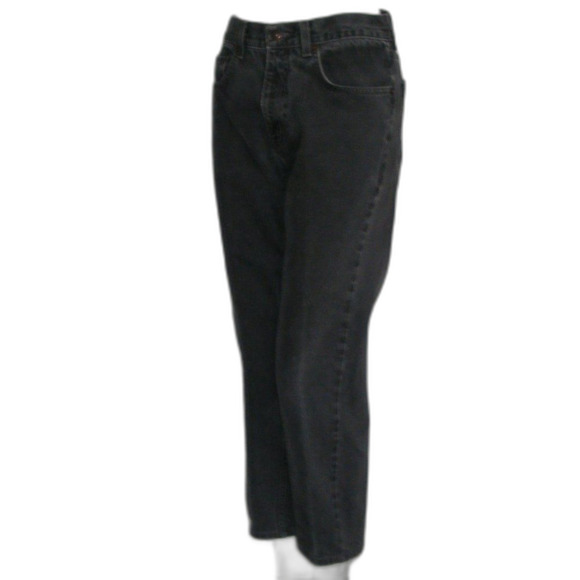 LEVI'S Vintage 630 Jeans, 31/29, Orange tab, Faded Black, Shorter/Crop, Zipper - Picture 4 of 14